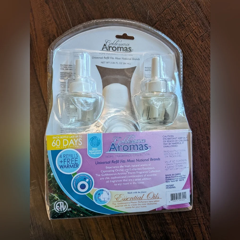 NEW GOLDESSENCE AROMAS HOME FRAGRANCE CAPTIVATING ORCHID & ENCHANTED EUCALYPTUS